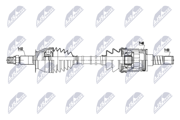 NTY Antriebswelle NPW-NS-175 FüR Infiniti-image