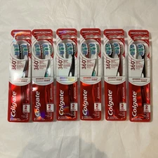 Colgate 360 Advanced Optic White Medium Toothbrush - 6 Pack - 12 Brushes Total
