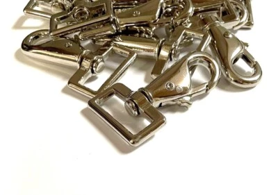 CHURCH PRODUCTS UK® 25mm 20mm Wide Snap Clip Horse Pony Rug Repair Leg Clip For Dog Lead Webbing x10