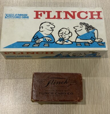 Flinch Card Games ANTIQUE (1913 ) & VINTAGE (1963) Original