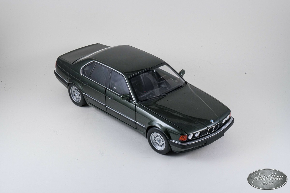 1/18 Minichamps 1986 BMW 730I (E32) Dark Green Rare | eBay