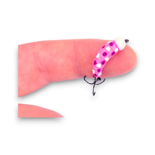 KendersTungsten Mighty Maggot 1/16th oz #16 Treble Fishing Jig - Picture 7 of 38