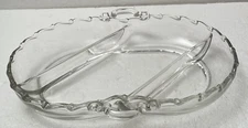 Vintage Fostoria Century 11" Oval 3 Part Relish