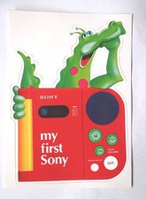 My first SONY Aufkleber Cassettenrecorder