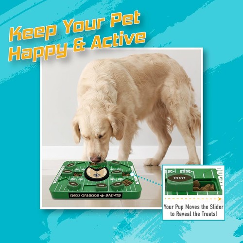 Pets First NFL Large Puzzle Treat Toy for Dogs & Cats Slow Feeding Dog Toy - Picture 118 of 191
