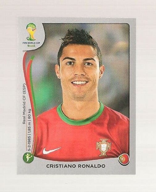 Panini World Cup 2014 Cristiano Ronaldo RARE Platinum Edition | eBay