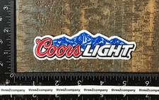 COORS LIGHT Beer Brewing Company Rocky Mountains Logo Embroidered Iron-On Patch