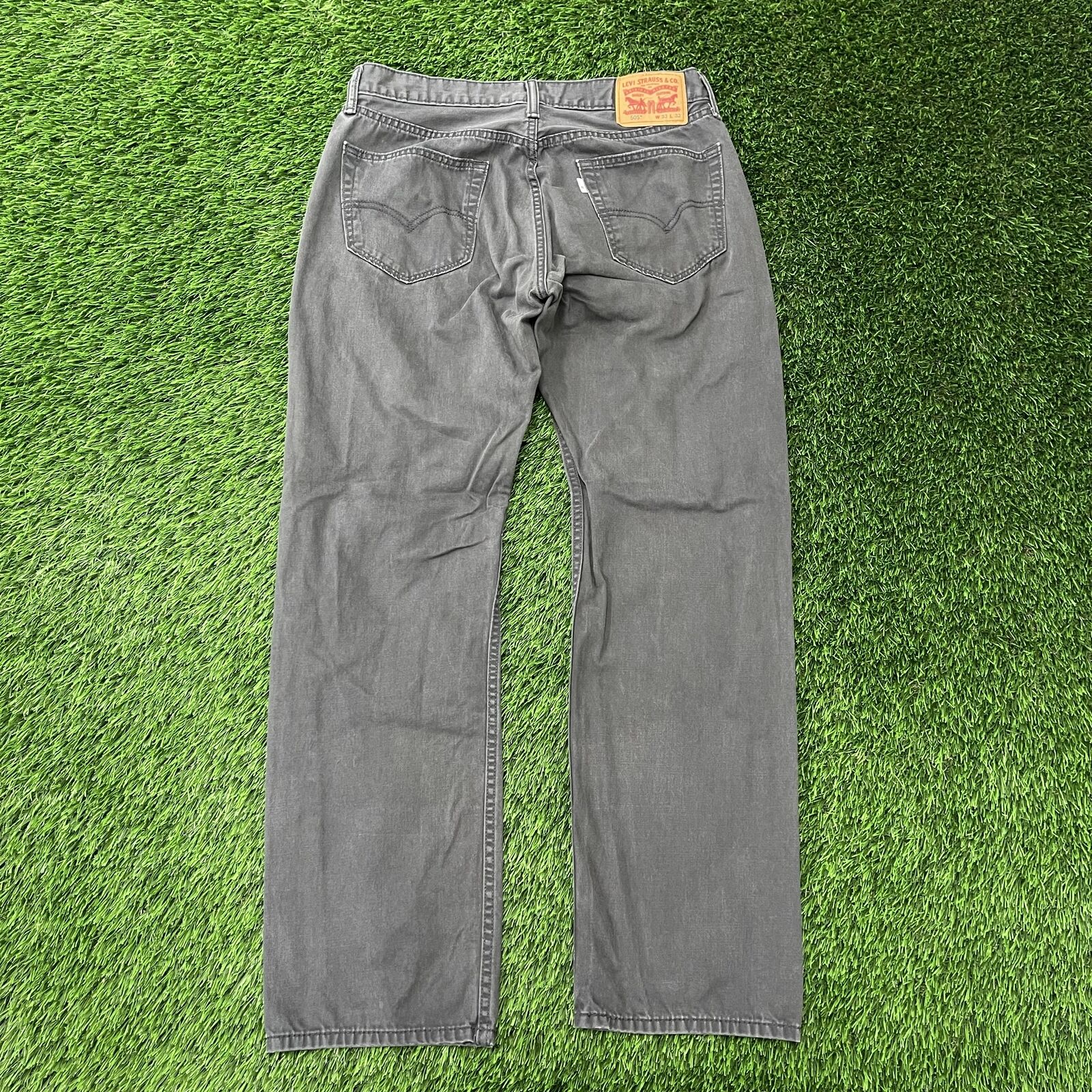 LEVIS 505 Regular Straight Jeans Women 12 (32x31)… - image 7