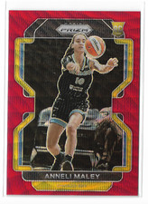 2022 Prizm WNBA Ruby Wave Prizm #74 Anneli Maley RC Chicago Sky TCU Horned Frogs