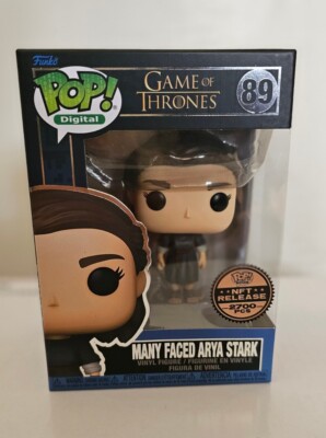 Funko Pop! Digital #89 Game Of Thrones Many Faced ARYA STARK LE 2700 damaged box