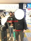 X AMBASSADORS SIGNED SUNBURST ELECTRIC GUITAR SAM HARRIS CASEY ADAM 3X JSA COA — photo 3