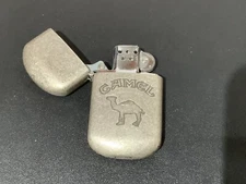 1990s Camel Promo Cigarette Lighter Pewter Unfired Good Spark Good Flint/wick