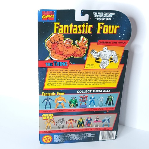 Fantastic Four The Thing Action Figure Clobberin' Time 1994 Toy biz Marvel NEW - Picture 4 of 5