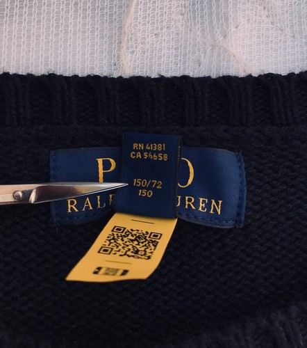 Polo Ralph Lauren Polo Bear Big Pony Jumper Knit Sweater Boys kids 10-12 years - Picture 6 of 10