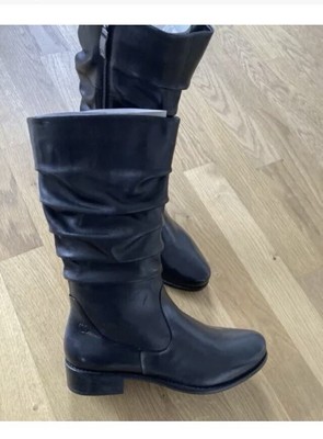 Gerry Weber Damen Stiefel NP 139  Leder  schwarz 39 Calla Boots Stiefelette