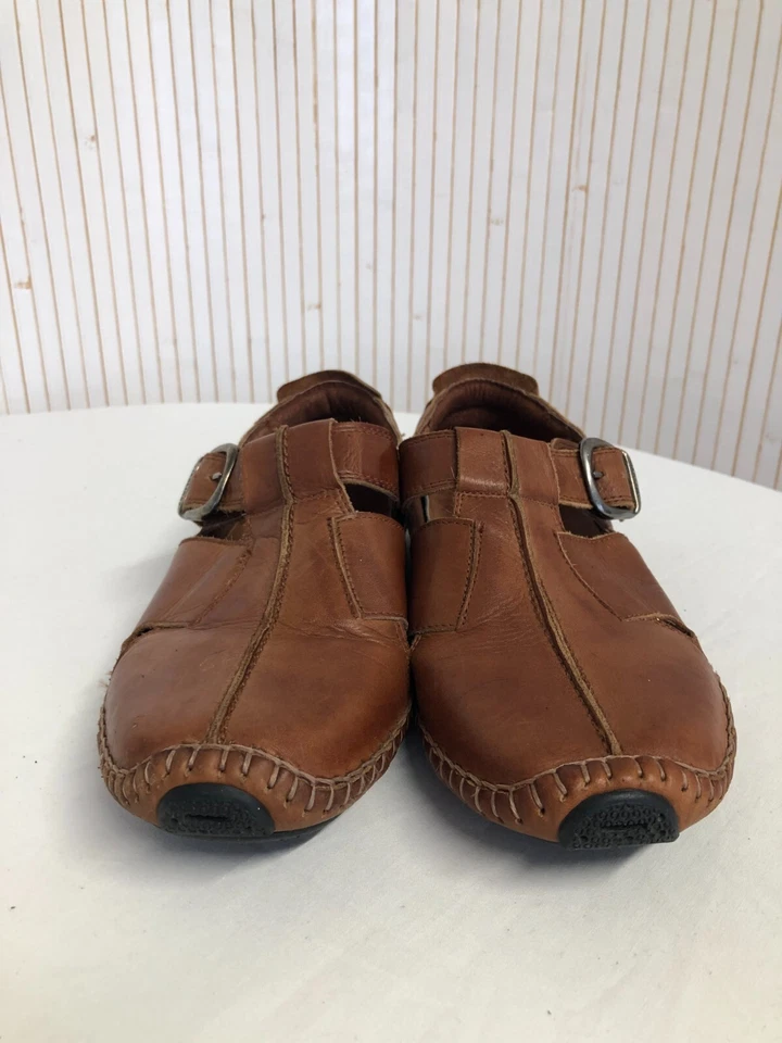 Mocasines Sandalias Pikolinos De Cuero Marrón 40 Muy Cómodos - Imagen 3 de 4