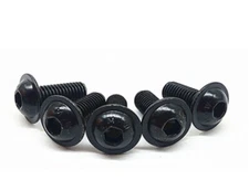M3 M4 M5 M6 M8 M10 Black Steel Hex Socket Bolt Button Flanged Washer Head Screws