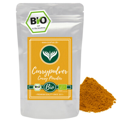 BIO-Curry | Currypulver (mild) 500g aus Indien von Azafran
