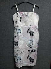 ASOS Maternity Bandeau Lilac Floral Pencil Dress Size UK 12 rrp £35 DH014 AA 08
