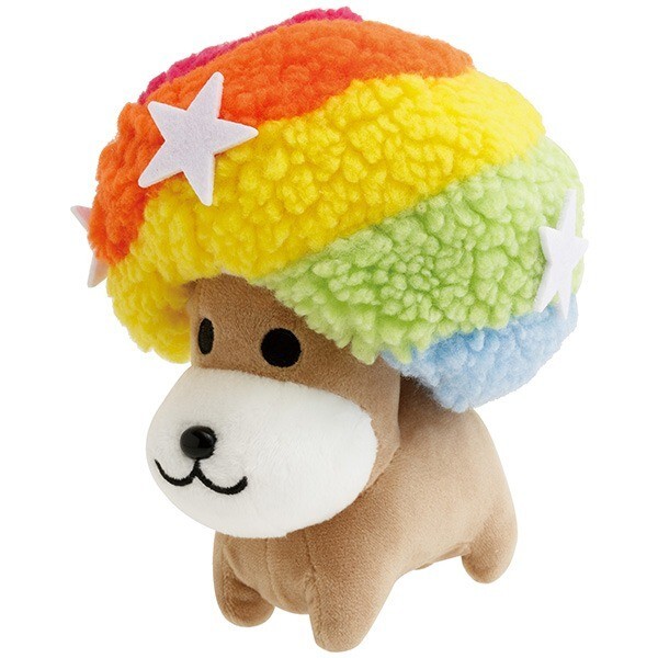 アフロ犬　ピカピカオーナメント　Afro Ken サンエックス　平成レトロ San-X Afro Ken Plush 