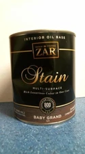 Zar 121 Baby Grand Interior Oil Based Stain, 1 Quart, DENTED CAN, FREE SHIPPING