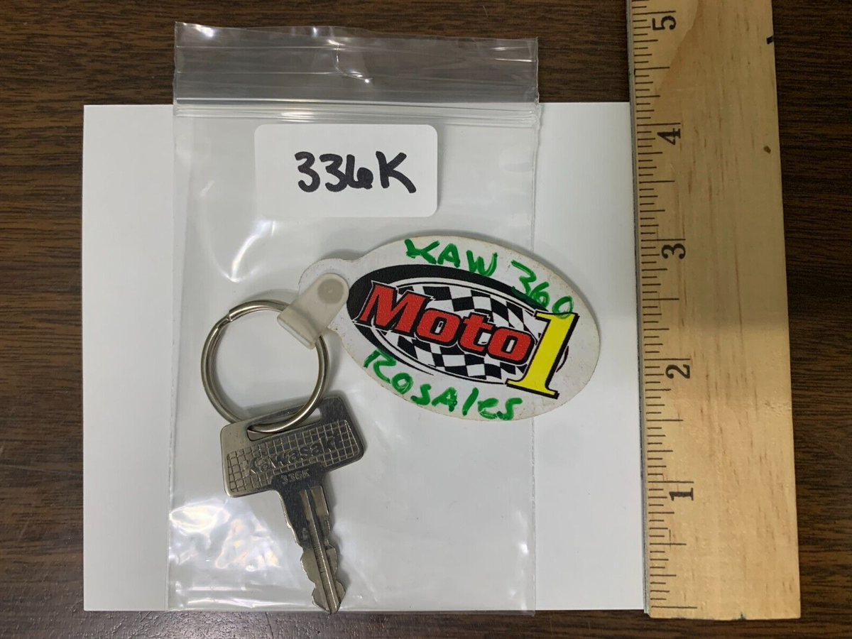 Ackey様 Used Vintage Original OEM Kawasaki Ignition Key 336K KEYB | eBay