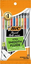 BIC Xtra-Smooth Mechanical Pencils with Erasers, Medium Point (0.7mm), 10-Count 