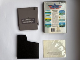 Nintendo NES game Top Gun Second Mission complete with manual and box NTSC