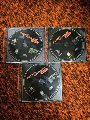 Fox Hunt (Sony PlayStation 1, 1996) PS1   3 Disc Set   Discs Only Rare