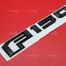 For F-150 2015-2017 Matte Black Tailgate Liftgate Emblem Rear Badge Nameplate