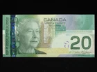 2004 $20 Dollars Canada Banknote EUM 0984473 Jenkins Carney UNC 2009 Print