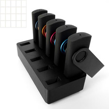 10-Slot USB Flash Drive Holder Stand, Desktop Organizer Rack for Memory Sticks,