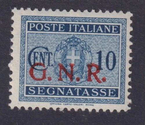ITALY SOCIAL REPUBLIC 1944 10c GNR Postage Due MNH / M800