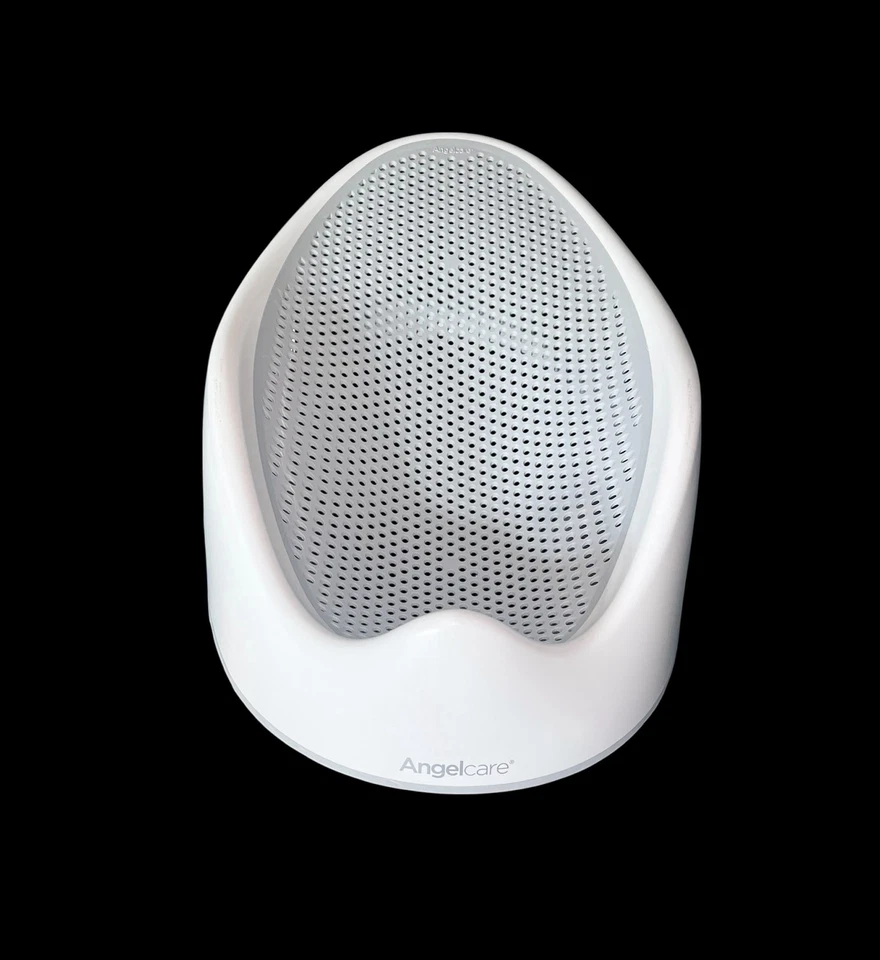 Asiento de soporte de baño para bebé Angelcare blanco gris bebé recién nacido ayuda para bañera buen estado Foto 2 de 4