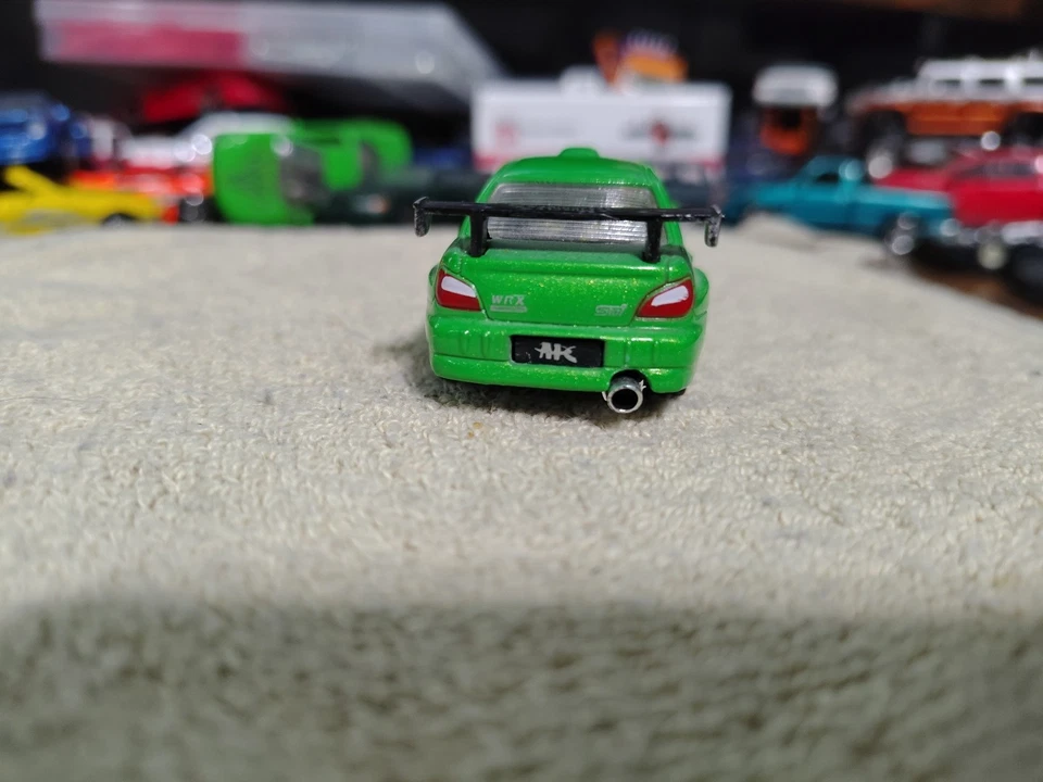 Sintonizador de importación Muscle Machines 01 Subaru WRX verde T02-28 - 1/64 suelto Foto 2 de 4