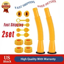 2✖ Replacement Gas Can Spout Nozzle Vent Kit for Plastic Gas Cans Old Style Cap