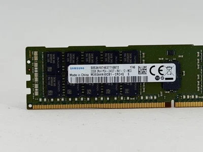 Samsung 32GB DDR4 2Rx4 2400MHz ECC Registered RDIMM (M393A4K40CB1-CRC4Q) - Image 1 of 3