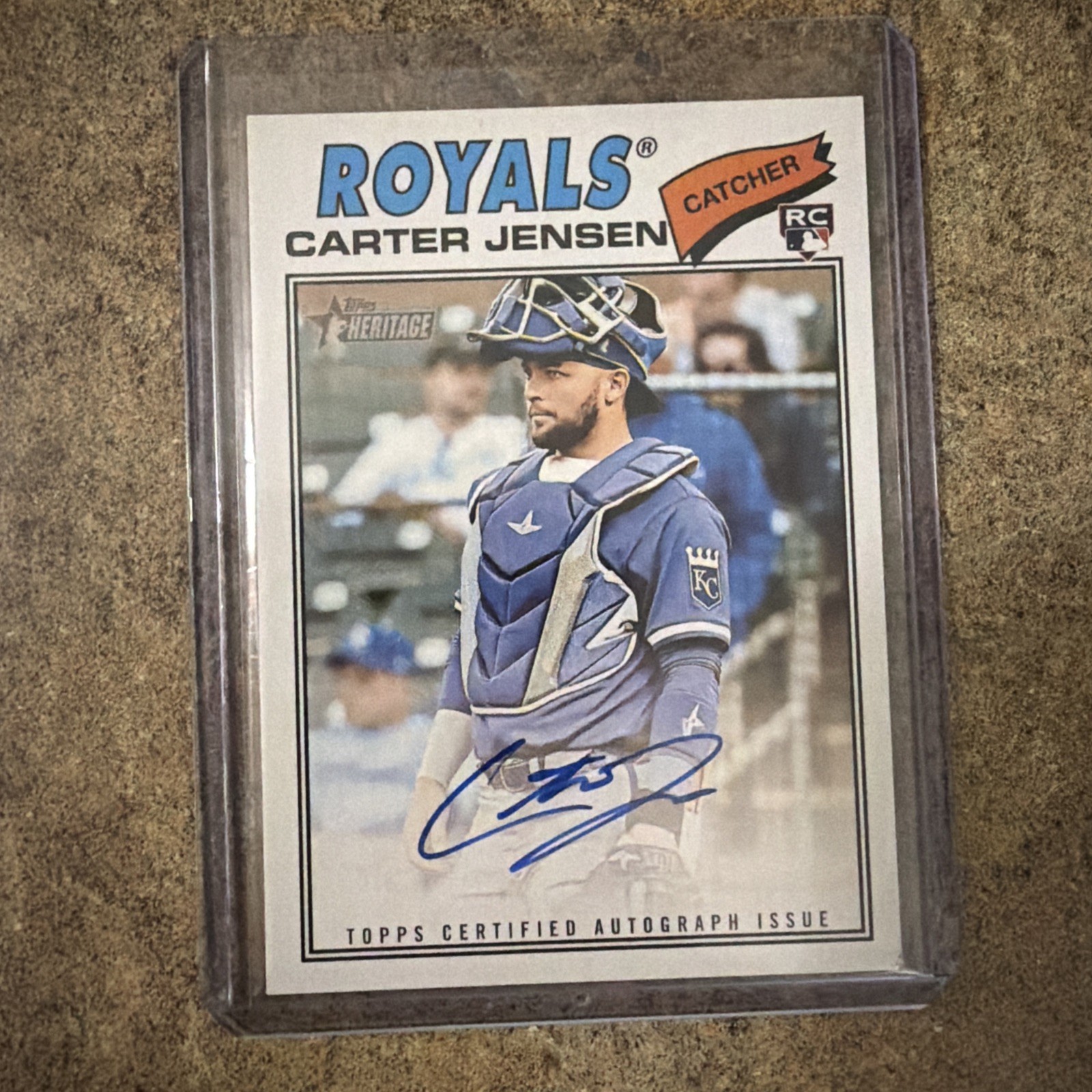 2026 Topps Heritage - Real One Autographs Carter Jensen #ROA-CJ (AU, RC)