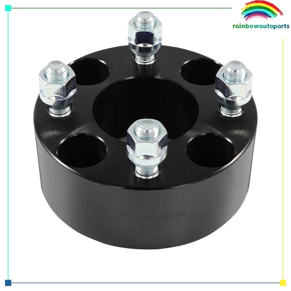 2 Pcs 2" 4x4 4x101.6 Wheel Spacers 62mm CB For ClubCar Cafe Express EZ-Go Valor - Image 2 of 4