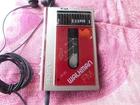 Vintage Sony Walkman WM-F10 Red Silver FM Stereo Cassette Player - For Parts