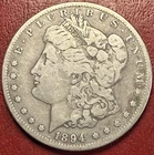 1894-S Morgan Silver Dollar. Key Date. Free Shipping