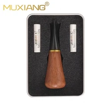 MUXIANG 32 Ring Rosewood Cigar Tips Holder Cigar Mouthpiece 2PCS 8MM Filters