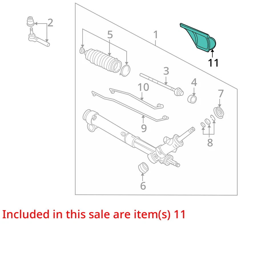 Buick Pontiac Rendezvous Montana Shield S Gr HT 10413307 2001-2006 - NUEVO OEM Foto 2 de 3