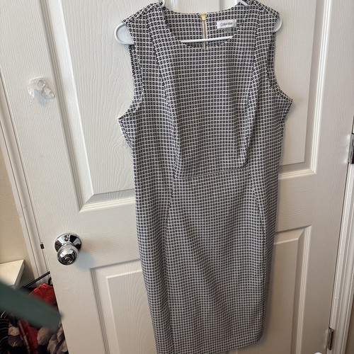 BRAND NEW Calvin Klein Fitted Dress Size 14 W Great For Work