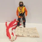 Vintage Gi Joe Fighter Pilot Action Figure Parachute