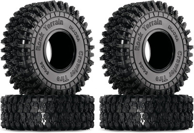 INJORA 1.0 Tires - S5 Rock Terrain Crawler Tires for TRX4M SCX24 AX24 FCX24 Upgr
