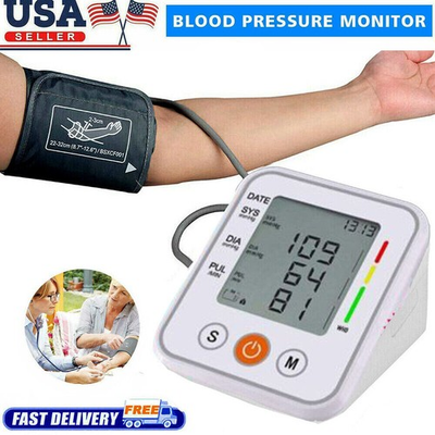 #ad #ad Upper Arm Blood Pressure Monitor with Heart Rate Monitoring Accurate BP Machine $10.99