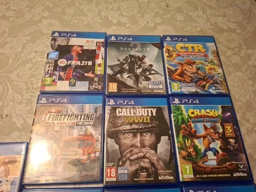 Lot 10 Jeux Ps4 Sony Très Bon Etat Call Of Duty Crash Farming Fifa....