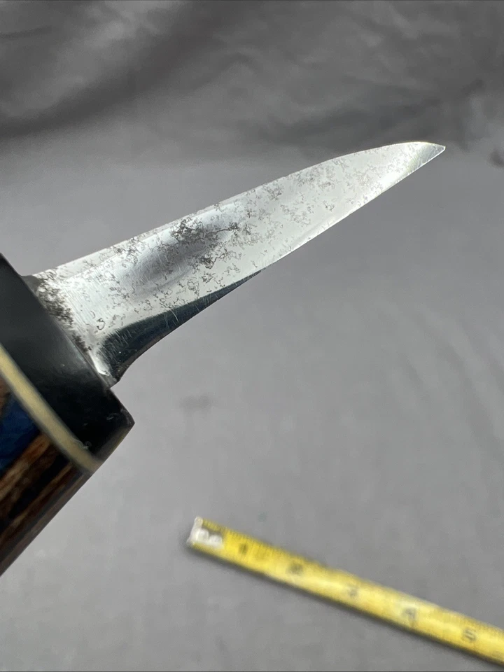 Cuchillo para tallar madera Helvie detalle ovalado hoja de 1,25" RARO Foto 4 de 4