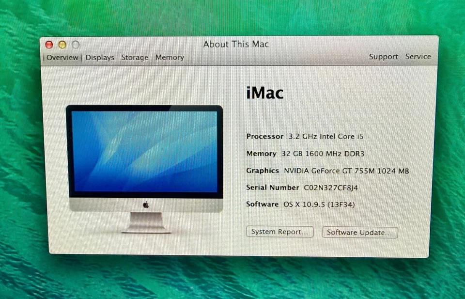 Late 2014 27" Retina 5K iMac A1419 Core i5 3.5GHz CPU 32GB RAM 128GB SSD 1TB HDD - Image 3 of 4